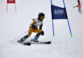 Юные горнолыжники соревновались в Ковдоре
