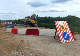 Завершается реконструкция первого участка дороги на Териберку