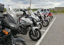 На дорогах Мончегорска замечены первые мотоциклисты