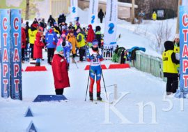 В Мончегорске определили сильнейших юных лыжников региона