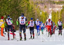 Чемпионат России по лыжным гонкам среди мужчин. 70 км. Мончегорск, 9-10 апреля 2022 года