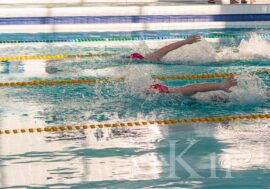 Мончегорские пловчихи успешно выступили на областных соревнованиях