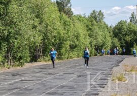 Олимпийский праздник бега отметили в Мончегорске