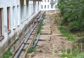 Замена труб теплоснабжения - часть летних коммунальных ремонтов в Заполярном