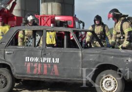 Спасатели Кольской ГМК состязались в «Пожарной тяге»