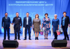 Празднование 85-летия контрольно-аналитического центра и рафинировочного цеха КГМК в Мончегорске. 2023 год