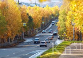Автомобилистам Мурманской области рекомендуют сменить резину на зимнюю