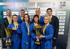 Пловцы «Норникеля» - победители эстафеты любителей плавания в рамках Чемпионата России!