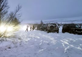 «Снежная феерия»: джиперы Мурманской области покоряли бездорожье