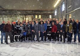 Отличившихся газоспасателей Кольской ГМК наградили в Мончегорске
