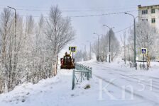 В Печенгском округе вывезли более 10 тысяч кубометров снега
