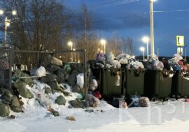 О полных мусорных контейнерах мончегорцы могут сообщить в администрацию