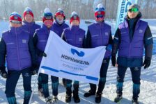 Лыжники Кольской ГМК успешно выступают на корпоративных соревнованиях «Норникеля»