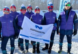 Лыжники Кольской ГМК успешно выступают на корпоративных соревнованиях «Норникеля»