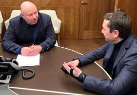 Президент «Норникеля» Владимир Потанин и губернатор Андрей Чибис обсудили ход реализации соглашения о социально-экономическом сотрудничестве