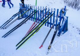 В Мончегорске прошли городские соревнования по лыжным гонкам среди учащихся